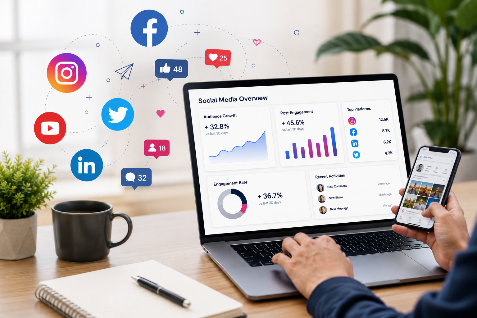 How a Social Media Management Agency Improves Online Engagement